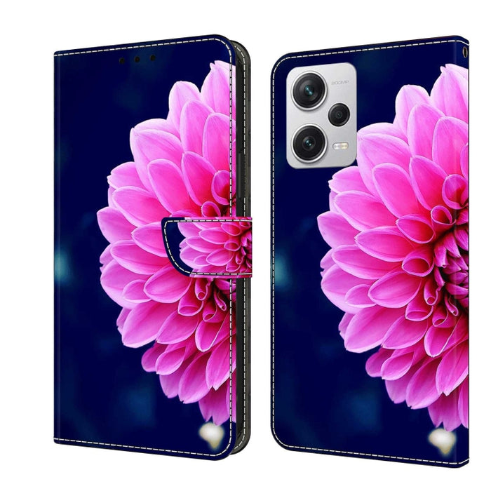 Funda protectora de cuero para teléfono Crystal 3D a prueba de golpes, For Xiaomi Redmi A1+ / A2 / A2+, For Xiaomi 13T Pro, For Xiaomi Redmi Note 12 4G, For Xiaomi Redmi Note 12 Pro+, For Xiaomi Redmi Note 12 5G Global / Poco X5