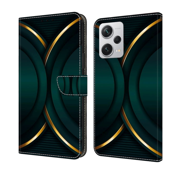 Funda protectora de cuero para teléfono Crystal 3D a prueba de golpes, For Xiaomi Redmi A1+ / A2 / A2+, For Xiaomi 13T Pro, For Xiaomi Redmi Note 12 4G, For Xiaomi Redmi Note 12 Pro+, For Xiaomi Redmi Note 12 5G Global / Poco X5