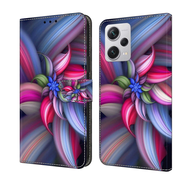 Funda protectora de cuero para teléfono Crystal 3D a prueba de golpes, For Xiaomi Redmi A1+ / A2 / A2+, For Xiaomi 13T Pro, For Xiaomi Redmi Note 12 4G, For Xiaomi Redmi Note 12 Pro+, For Xiaomi Redmi Note 12 5G Global / Poco X5