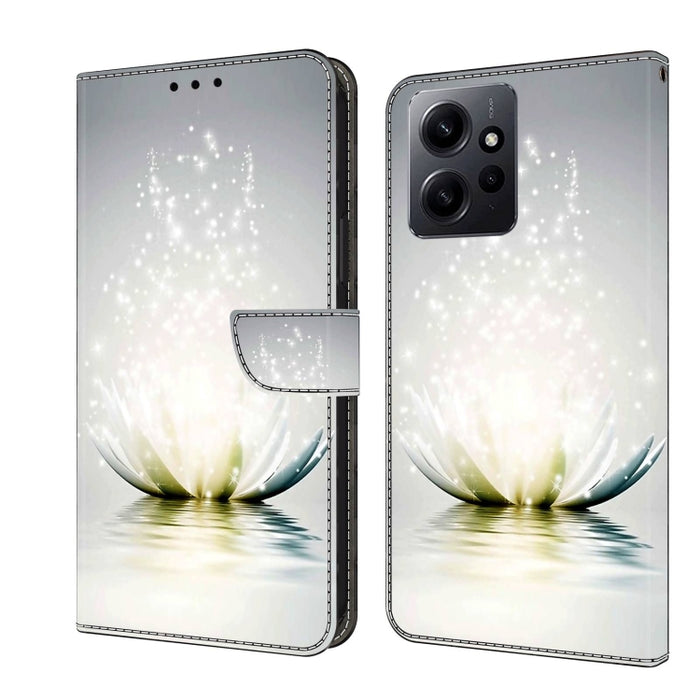 Funda protectora de cuero para teléfono Crystal 3D a prueba de golpes, For Xiaomi Redmi A1+ / A2 / A2+, For Xiaomi 13T Pro, For Xiaomi Redmi Note 12 4G, For Xiaomi Redmi Note 12 Pro+, For Xiaomi Redmi Note 12 5G Global / Poco X5