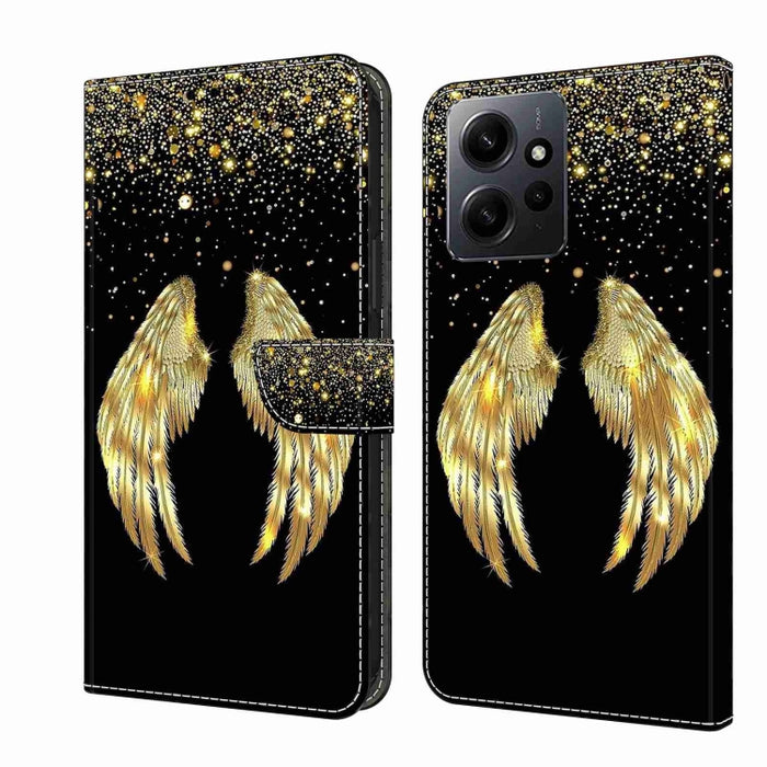 Funda protectora de cuero para teléfono Crystal 3D a prueba de golpes, For Xiaomi Redmi A1+ / A2 / A2+, For Xiaomi 13T Pro, For Xiaomi Redmi Note 12 4G, For Xiaomi Redmi Note 12 Pro+, For Xiaomi Redmi Note 12 5G Global / Poco X5