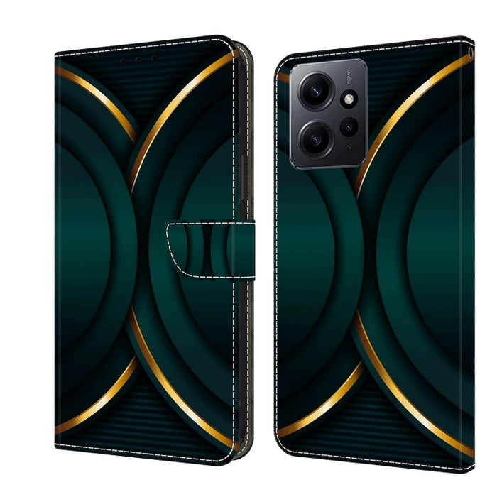 Funda protectora de cuero para teléfono Crystal 3D a prueba de golpes, For Xiaomi Redmi A1+ / A2 / A2+, For Xiaomi 13T Pro, For Xiaomi Redmi Note 12 4G, For Xiaomi Redmi Note 12 Pro+, For Xiaomi Redmi Note 12 5G Global / Poco X5