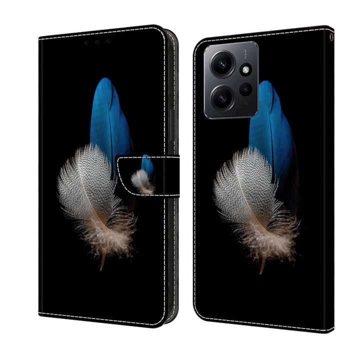 Funda protectora de cuero para teléfono Crystal 3D a prueba de golpes, For Xiaomi Redmi A1+ / A2 / A2+, For Xiaomi 13T Pro, For Xiaomi Redmi Note 12 4G, For Xiaomi Redmi Note 12 Pro+, For Xiaomi Redmi Note 12 5G Global / Poco X5