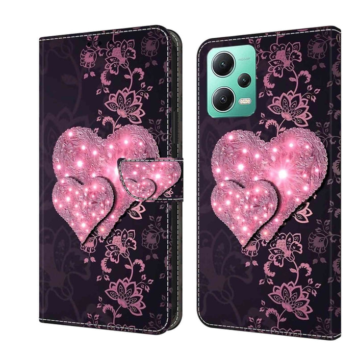 Funda protectora de cuero para teléfono Crystal 3D a prueba de golpes, For Xiaomi Redmi A1+ / A2 / A2+, For Xiaomi 13T Pro, For Xiaomi Redmi Note 12 4G, For Xiaomi Redmi Note 12 Pro+, For Xiaomi Redmi Note 12 5G Global / Poco X5