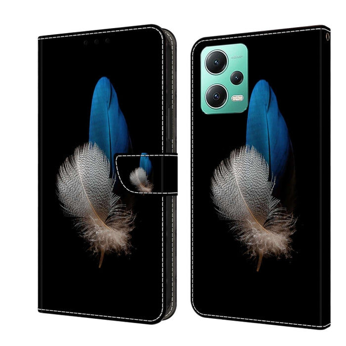 Funda protectora de cuero para teléfono Crystal 3D a prueba de golpes, For Xiaomi Redmi A1+ / A2 / A2+, For Xiaomi 13T Pro, For Xiaomi Redmi Note 12 4G, For Xiaomi Redmi Note 12 Pro+, For Xiaomi Redmi Note 12 5G Global / Poco X5