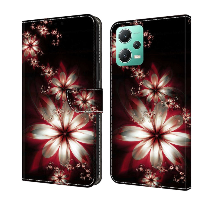Funda protectora de cuero para teléfono Crystal 3D a prueba de golpes, For Xiaomi Redmi A1+ / A2 / A2+, For Xiaomi 13T Pro, For Xiaomi Redmi Note 12 4G, For Xiaomi Redmi Note 12 Pro+, For Xiaomi Redmi Note 12 5G Global / Poco X5