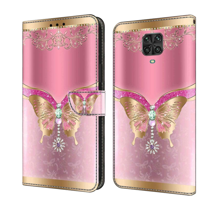 Funda protectora de cuero para teléfono Crystal 3D a prueba de golpes, For Xiaomi Redmi Note 9, For Xiaomi Redmi Note 9 Pro, For Xiaomi Redmi Note 8T, For Xiaomi Redmi Note 8, For Xiaomi Redmi Note 8 Pro