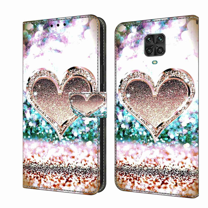 Funda protectora de cuero para teléfono Crystal 3D a prueba de golpes, For Xiaomi Redmi Note 9, For Xiaomi Redmi Note 9 Pro, For Xiaomi Redmi Note 8T, For Xiaomi Redmi Note 8, For Xiaomi Redmi Note 8 Pro