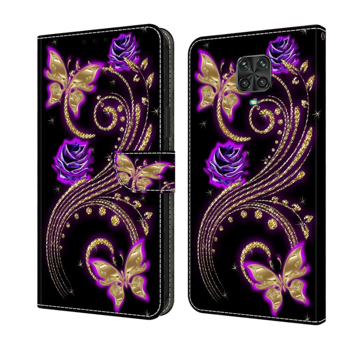 Funda protectora de cuero para teléfono Crystal 3D a prueba de golpes, For Xiaomi Redmi Note 9, For Xiaomi Redmi Note 9 Pro, For Xiaomi Redmi Note 8T, For Xiaomi Redmi Note 8, For Xiaomi Redmi Note 8 Pro
