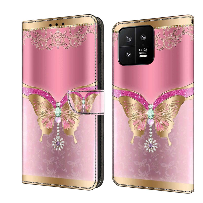 Funda protectora de cuero para teléfono Crystal 3D a prueba de golpes, For Xiaomi Redmi 11A 4G / Redmi 12C Global, For Xiaomi 13 Lite, For Xiaomi 13 Pro, For Xiaomi 13, For Xiaomi Redmi Note 11 Pro 5G / 4G Global