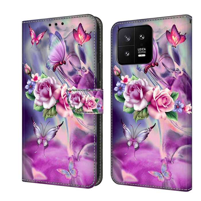 Funda protectora de cuero para teléfono Crystal 3D a prueba de golpes, For Xiaomi Redmi 11A 4G / Redmi 12C Global, For Xiaomi 13 Lite, For Xiaomi 13 Pro, For Xiaomi 13, For Xiaomi Redmi Note 11 Pro 5G / 4G Global