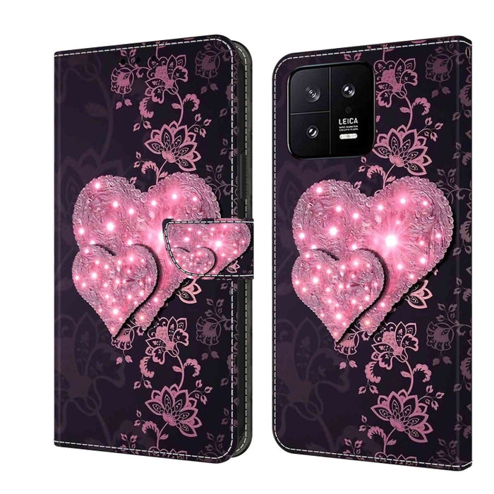 Funda protectora de cuero para teléfono Crystal 3D a prueba de golpes, For Xiaomi Redmi 11A 4G / Redmi 12C Global, For Xiaomi 13 Lite, For Xiaomi 13 Pro, For Xiaomi 13, For Xiaomi Redmi Note 11 Pro 5G / 4G Global