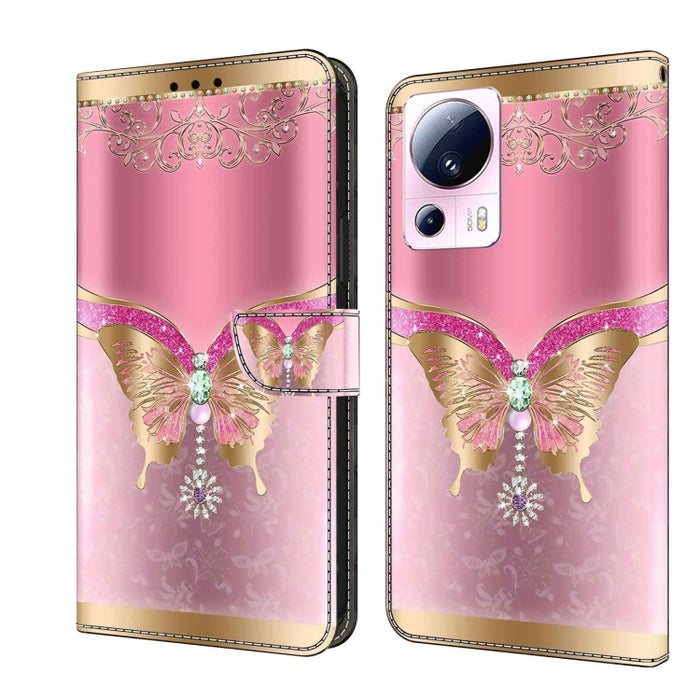 Funda protectora de cuero para teléfono Crystal 3D a prueba de golpes, For Xiaomi Redmi 11A 4G / Redmi 12C Global, For Xiaomi 13 Lite, For Xiaomi 13 Pro, For Xiaomi 13, For Xiaomi Redmi Note 11 Pro 5G / 4G Global