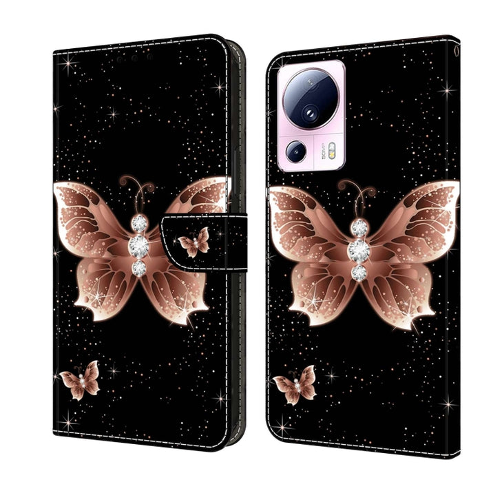 Funda protectora de cuero para teléfono Crystal 3D a prueba de golpes, For Xiaomi Redmi 11A 4G / Redmi 12C Global, For Xiaomi 13 Lite, For Xiaomi 13 Pro, For Xiaomi 13, For Xiaomi Redmi Note 11 Pro 5G / 4G Global