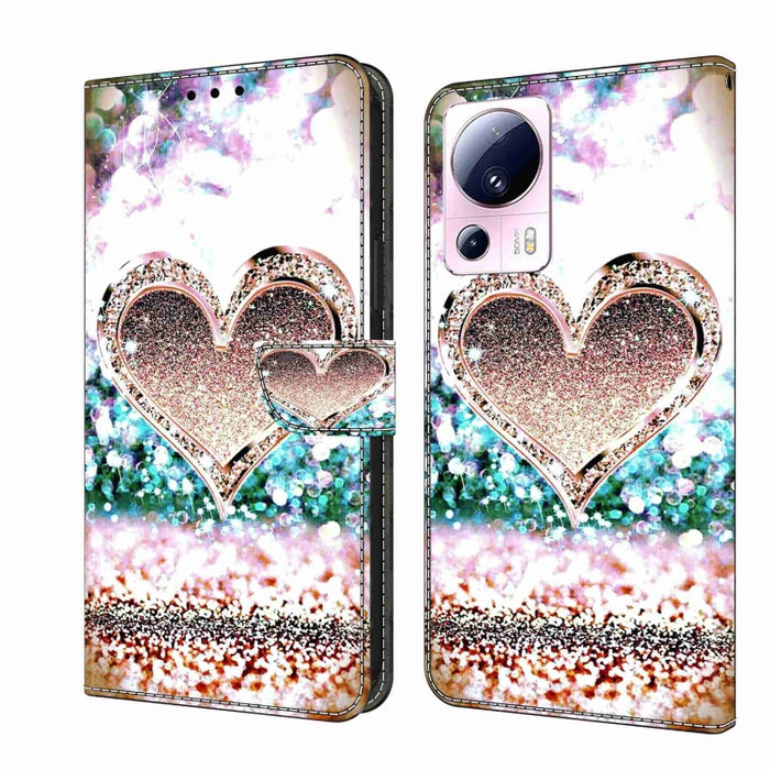 Funda protectora de cuero para teléfono Crystal 3D a prueba de golpes, For Xiaomi Redmi 11A 4G / Redmi 12C Global, For Xiaomi 13 Lite, For Xiaomi 13 Pro, For Xiaomi 13, For Xiaomi Redmi Note 11 Pro 5G / 4G Global