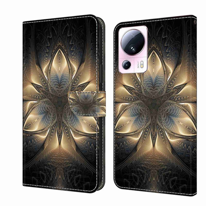 Funda protectora de cuero para teléfono Crystal 3D a prueba de golpes, For Xiaomi Redmi 11A 4G / Redmi 12C Global, For Xiaomi 13 Lite, For Xiaomi 13 Pro, For Xiaomi 13, For Xiaomi Redmi Note 11 Pro 5G / 4G Global