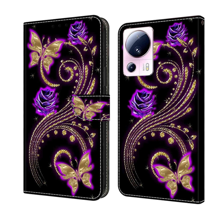 Funda protectora de cuero para teléfono Crystal 3D a prueba de golpes, For Xiaomi Redmi 11A 4G / Redmi 12C Global, For Xiaomi 13 Lite, For Xiaomi 13 Pro, For Xiaomi 13, For Xiaomi Redmi Note 11 Pro 5G / 4G Global