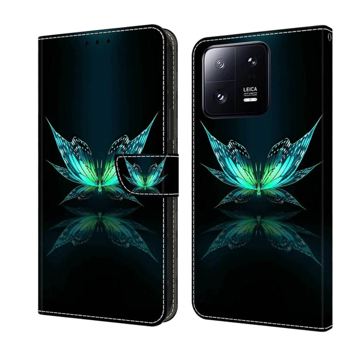 Funda protectora de cuero para teléfono Crystal 3D a prueba de golpes, For Xiaomi Redmi 11A 4G / Redmi 12C Global, For Xiaomi 13 Lite, For Xiaomi 13 Pro, For Xiaomi 13, For Xiaomi Redmi Note 11 Pro 5G / 4G Global