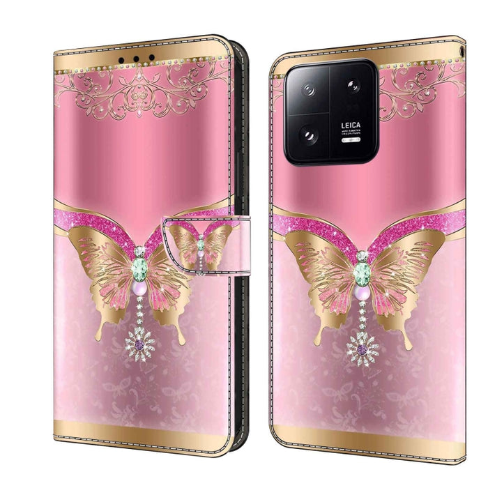 Funda protectora de cuero para teléfono Crystal 3D a prueba de golpes, For Xiaomi Redmi 11A 4G / Redmi 12C Global, For Xiaomi 13 Lite, For Xiaomi 13 Pro, For Xiaomi 13, For Xiaomi Redmi Note 11 Pro 5G / 4G Global