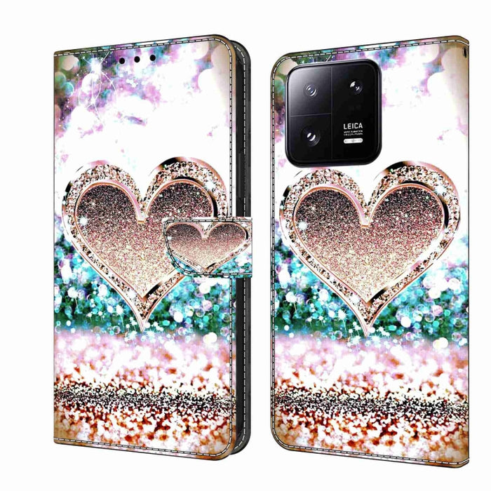 Funda protectora de cuero para teléfono Crystal 3D a prueba de golpes, For Xiaomi Redmi 11A 4G / Redmi 12C Global, For Xiaomi 13 Lite, For Xiaomi 13 Pro, For Xiaomi 13, For Xiaomi Redmi Note 11 Pro 5G / 4G Global
