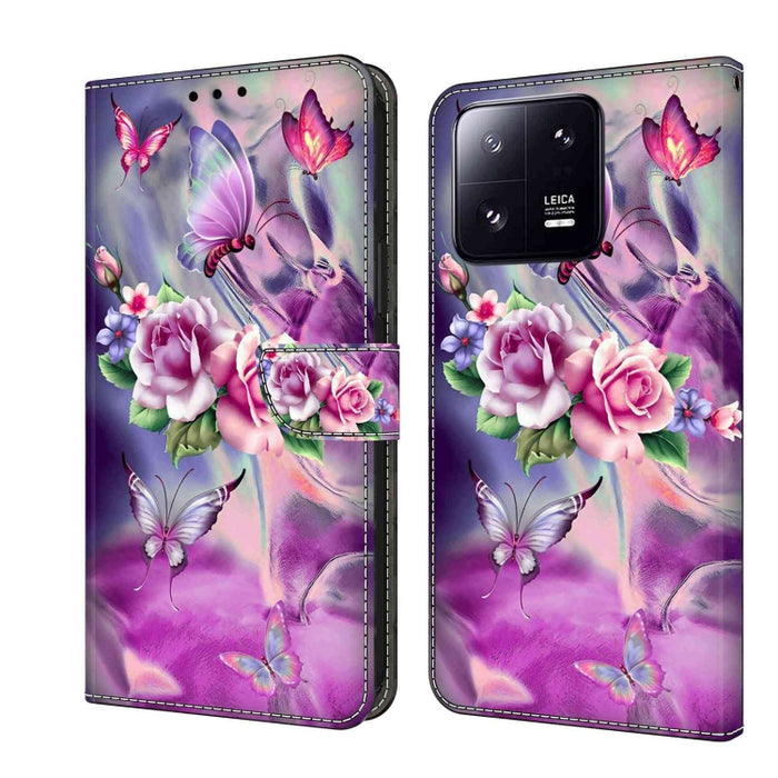 Funda protectora de cuero para teléfono Crystal 3D a prueba de golpes, For Xiaomi Redmi 11A 4G / Redmi 12C Global, For Xiaomi 13 Lite, For Xiaomi 13 Pro, For Xiaomi 13, For Xiaomi Redmi Note 11 Pro 5G / 4G Global