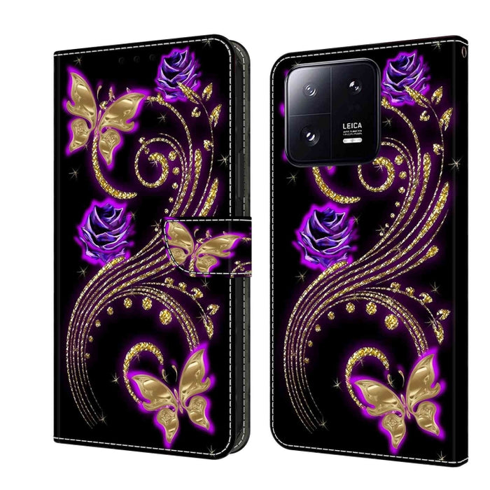 Funda protectora de cuero para teléfono Crystal 3D a prueba de golpes, For Xiaomi Redmi 11A 4G / Redmi 12C Global, For Xiaomi 13 Lite, For Xiaomi 13 Pro, For Xiaomi 13, For Xiaomi Redmi Note 11 Pro 5G / 4G Global