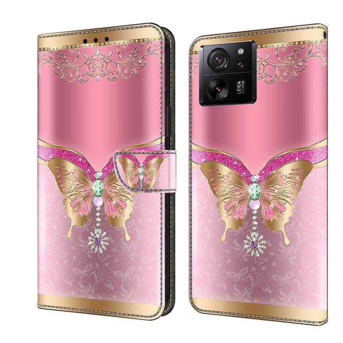 Funda protectora de cuero para teléfono Crystal 3D a prueba de golpes, For Xiaomi Redmi A1+ / A2 / A2+, For Xiaomi 13T Pro, For Xiaomi Redmi Note 12 4G, For Xiaomi Redmi Note 12 Pro+, For Xiaomi Redmi Note 12 5G Global / Poco X5