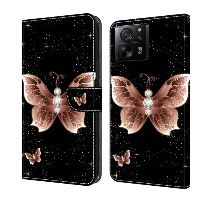 Funda protectora de cuero para teléfono Crystal 3D a prueba de golpes, For Xiaomi Redmi A1+ / A2 / A2+, For Xiaomi 13T Pro, For Xiaomi Redmi Note 12 4G, For Xiaomi Redmi Note 12 Pro+, For Xiaomi Redmi Note 12 5G Global / Poco X5