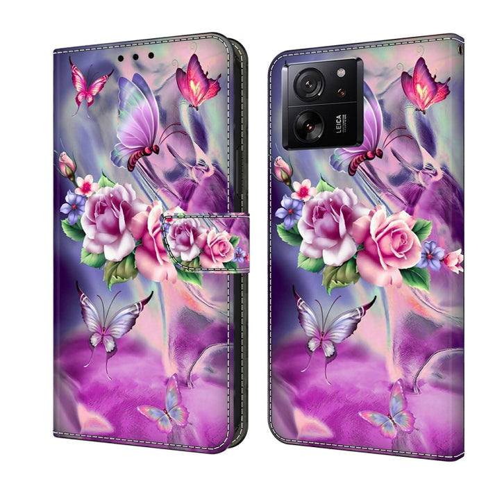 Funda protectora de cuero para teléfono Crystal 3D a prueba de golpes, For Xiaomi Redmi A1+ / A2 / A2+, For Xiaomi 13T Pro, For Xiaomi Redmi Note 12 4G, For Xiaomi Redmi Note 12 Pro+, For Xiaomi Redmi Note 12 5G Global / Poco X5