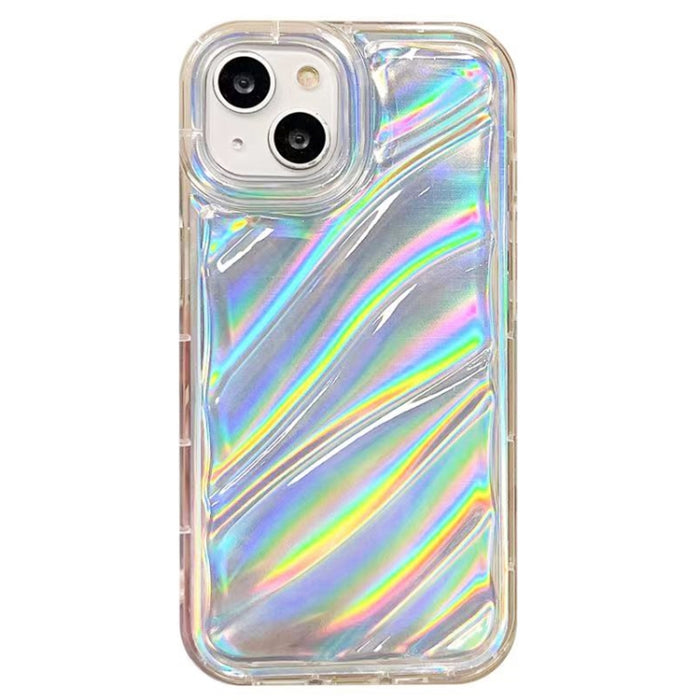 Estuche para teléfono TPU con ondas de lentejuelas láser