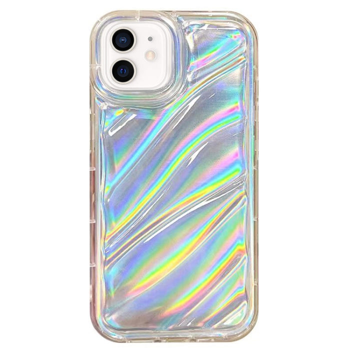 Estuche para teléfono TPU con ondas de lentejuelas láser