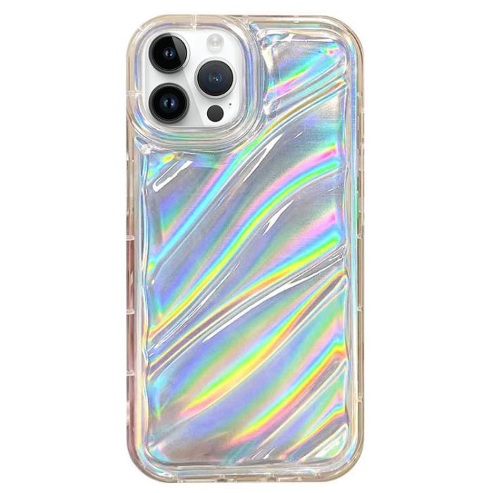 Estuche para teléfono TPU con ondas de lentejuelas láser