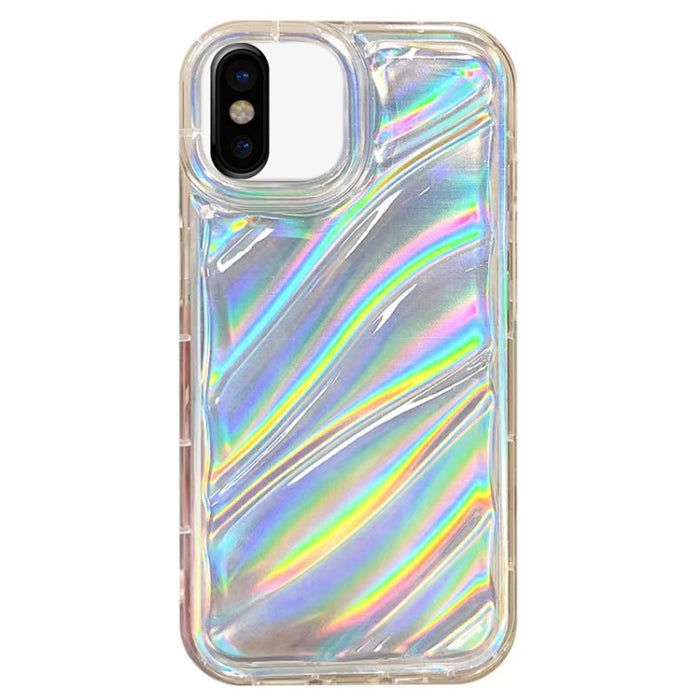 Estuche para teléfono TPU con ondas de lentejuelas láser