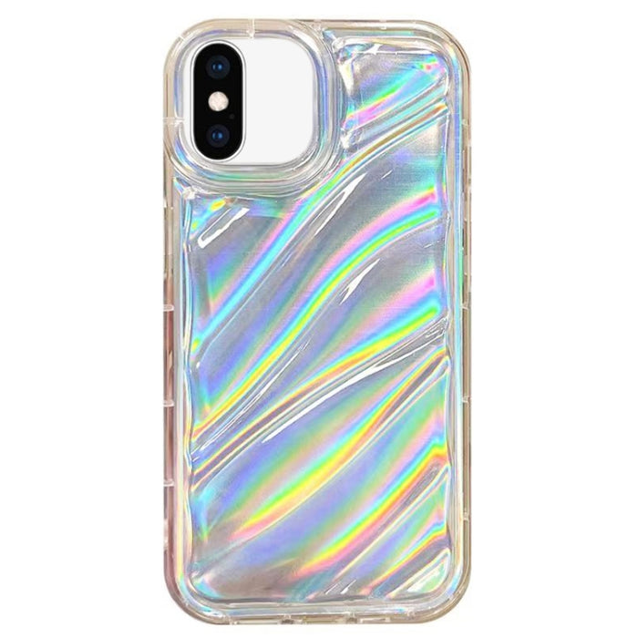 Estuche para teléfono TPU con ondas de lentejuelas láser