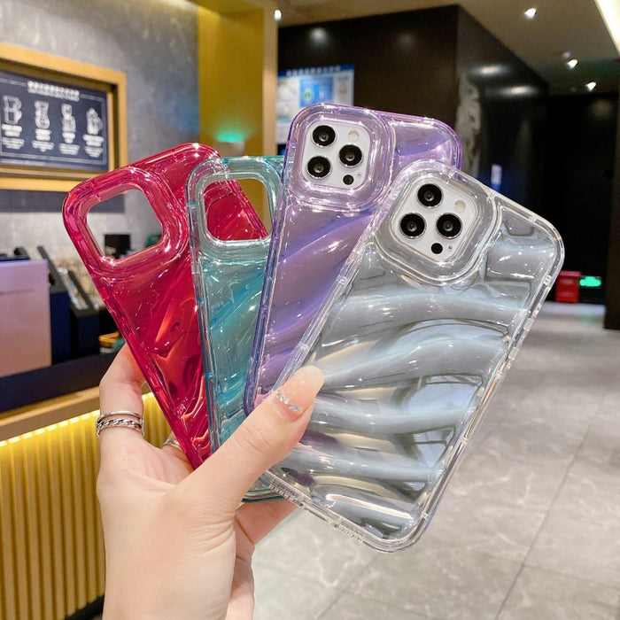 Estuche para teléfono TPU con ondas de lentejuelas láser
