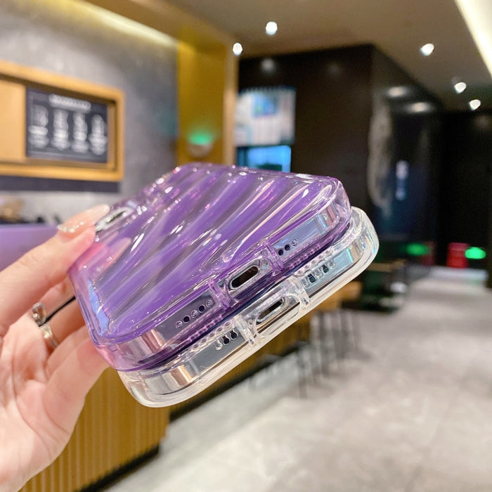 Estuche para teléfono TPU con ondas de lentejuelas láser
