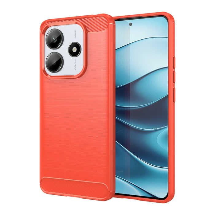 Caja de teléfono TPU de fibra de carbono con textura cepillada, For Redmi A7 Pro 171mm / Poco C85x 5G, For Redmi R70m 5G, For Redmi R70 5G, For Redmi 15a 5G, For Redmi Turbo 5 Max / Poco X8 Pro Max, For Redmi Turbo 5 5G / Poco X8 Pro 5G                ...