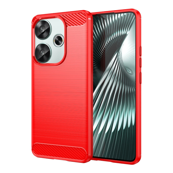 Caja de teléfono TPU de fibra de carbono con textura cepillada, For Redmi A7 Pro 171mm / Poco C85x 5G, For Redmi R70m 5G, For Redmi R70 5G, For Redmi 15a 5G, For Redmi Turbo 5 Max / Poco X8 Pro Max, For Redmi Turbo 5 5G / Poco X8 Pro 5G                ...