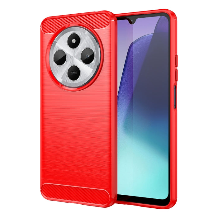 Caja de teléfono TPU de fibra de carbono con textura cepillada, For Redmi A7 Pro 171mm / Poco C85x 5G, For Redmi R70m 5G, For Redmi R70 5G, For Redmi 15a 5G, For Redmi Turbo 5 Max / Poco X8 Pro Max, For Redmi Turbo 5 5G / Poco X8 Pro 5G                ...