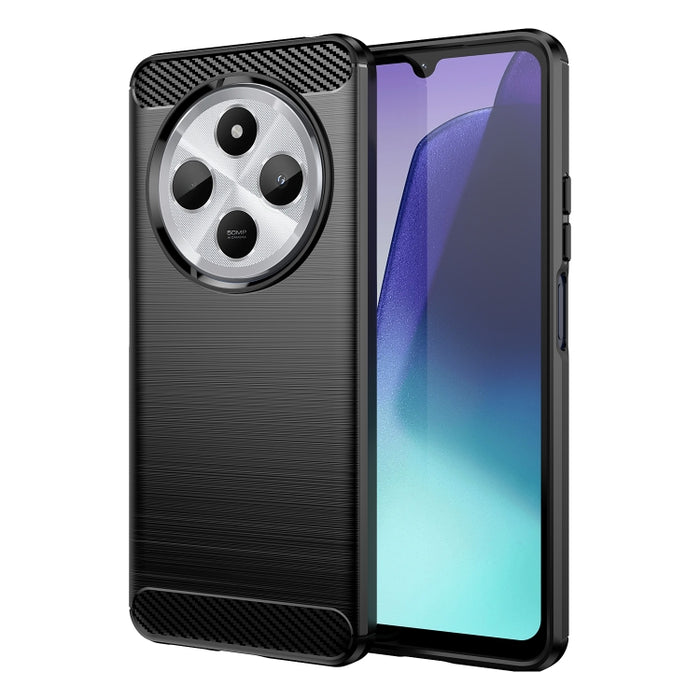 Caja de teléfono TPU de fibra de carbono con textura cepillada, For Redmi A7 Pro 171mm / Poco C85x 5G, For Redmi R70m 5G, For Redmi R70 5G, For Redmi 15a 5G, For Redmi Turbo 5 Max / Poco X8 Pro Max, For Redmi Turbo 5 5G / Poco X8 Pro 5G                ...