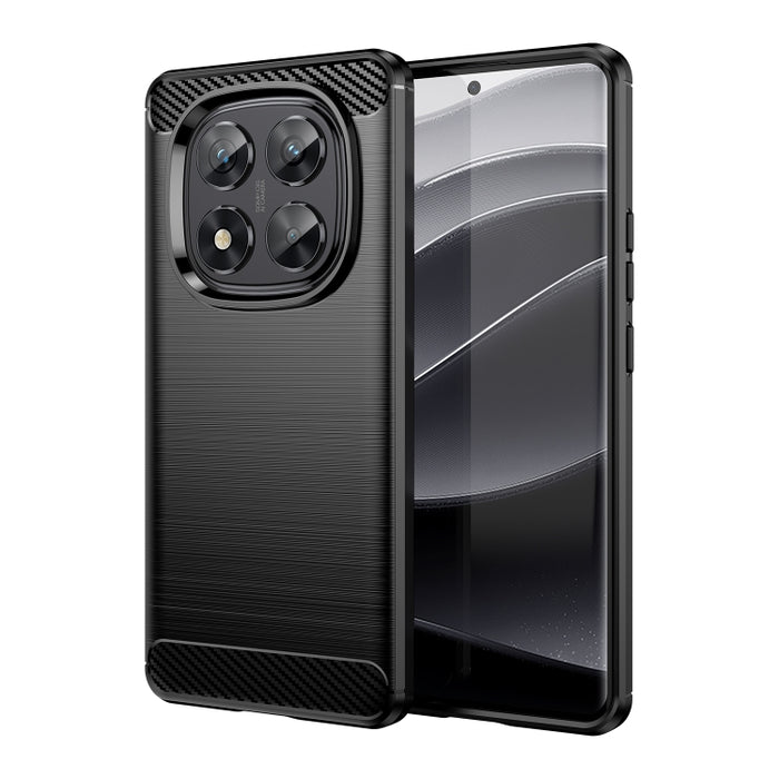Caja de teléfono TPU de fibra de carbono con textura cepillada, For Redmi A7 Pro 171mm / Poco C85x 5G, For Redmi R70m 5G, For Redmi R70 5G, For Redmi 15a 5G, For Redmi Turbo 5 Max / Poco X8 Pro Max, For Redmi Turbo 5 5G / Poco X8 Pro 5G                ...