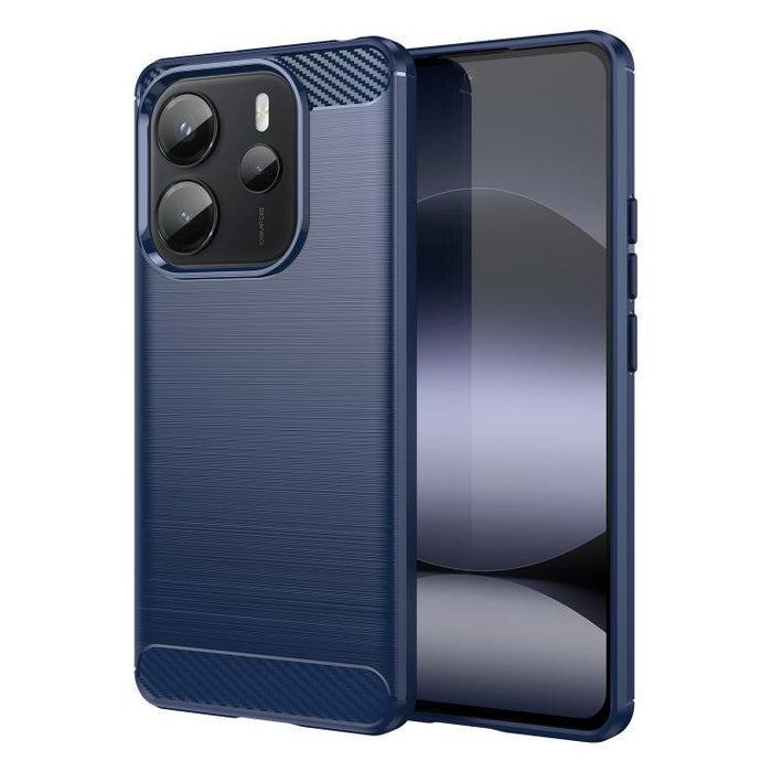 Caja de teléfono TPU de fibra de carbono con textura cepillada, For Redmi A7 Pro 171mm / Poco C85x 5G, For Redmi R70m 5G, For Redmi R70 5G, For Redmi 15a 5G, For Redmi Turbo 5 Max / Poco X8 Pro Max, For Redmi Turbo 5 5G / Poco X8 Pro 5G                ...