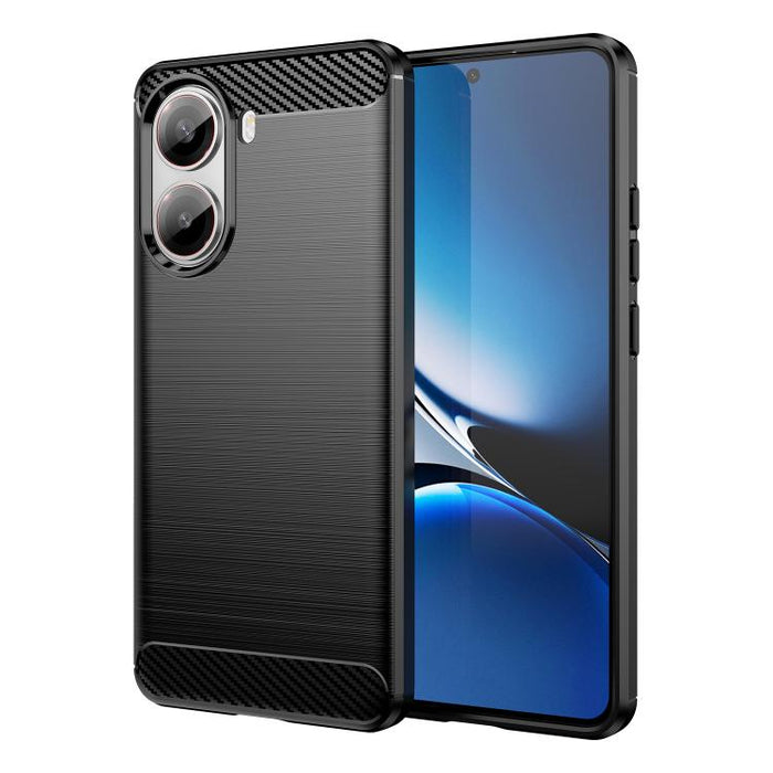 Caja de teléfono TPU de fibra de carbono con textura cepillada, For Redmi A7 Pro 171mm / Poco C85x 5G, For Redmi R70m 5G, For Redmi R70 5G, For Redmi 15a 5G, For Redmi Turbo 5 Max / Poco X8 Pro Max, For Redmi Turbo 5 5G / Poco X8 Pro 5G                ...