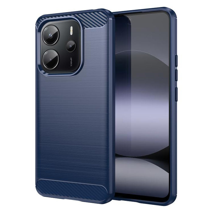 Caja de teléfono TPU de fibra de carbono con textura cepillada, For Redmi A7 Pro 171mm / Poco C85x 5G, For Redmi R70m 5G, For Redmi R70 5G, For Redmi 15a 5G, For Redmi Turbo 5 Max / Poco X8 Pro Max, For Redmi Turbo 5 5G / Poco X8 Pro 5G                ...