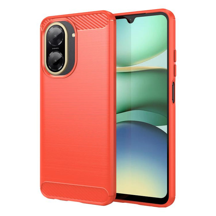 Caja de teléfono TPU de fibra de carbono con textura cepillada, For Redmi A7 Pro 171mm / Poco C85x 5G, For Redmi R70m 5G, For Redmi R70 5G, For Redmi 15a 5G, For Redmi Turbo 5 Max / Poco X8 Pro Max, For Redmi Turbo 5 5G / Poco X8 Pro 5G                ...