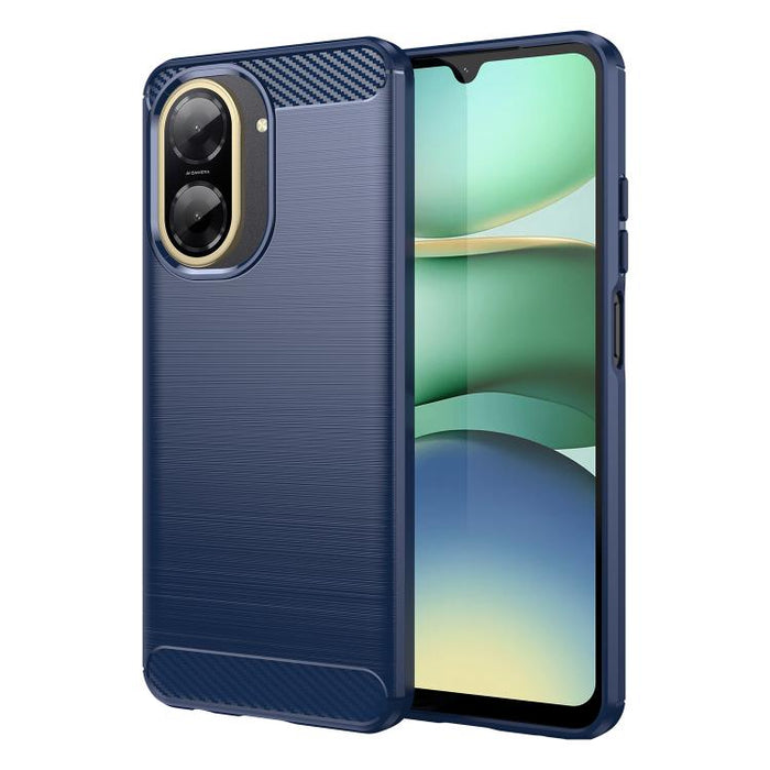 Caja de teléfono TPU de fibra de carbono con textura cepillada, For Redmi A7 Pro 171mm / Poco C85x 5G, For Redmi R70m 5G, For Redmi R70 5G, For Redmi 15a 5G, For Redmi Turbo 5 Max / Poco X8 Pro Max, For Redmi Turbo 5 5G / Poco X8 Pro 5G                ...