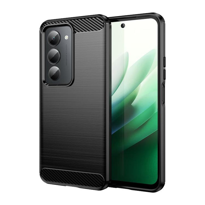 Caja de teléfono TPU de fibra de carbono con textura cepillada, For Redmi A7 Pro 171mm / Poco C85x 5G, For Redmi R70m 5G, For Redmi R70 5G, For Redmi 15a 5G, For Redmi Turbo 5 Max / Poco X8 Pro Max, For Redmi Turbo 5 5G / Poco X8 Pro 5G                ...