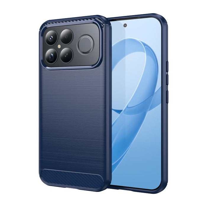 Caja de teléfono TPU de fibra de carbono con textura cepillada, For Redmi A7 Pro 171mm / Poco C85x 5G, For Redmi R70m 5G, For Redmi R70 5G, For Redmi 15a 5G, For Redmi Turbo 5 Max / Poco X8 Pro Max, For Redmi Turbo 5 5G / Poco X8 Pro 5G                ...
