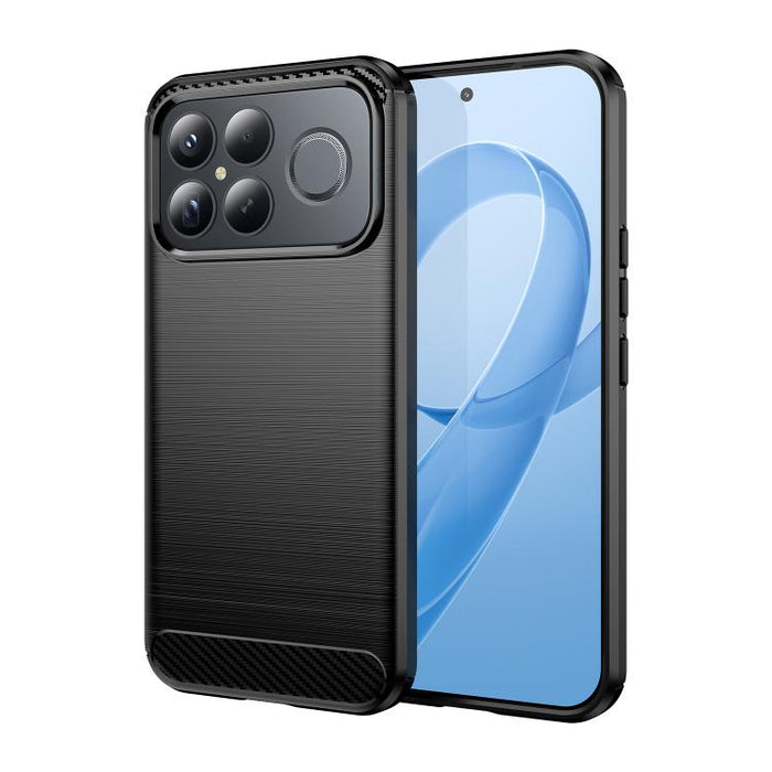Caja de teléfono TPU de fibra de carbono con textura cepillada, For Redmi A7 Pro 171mm / Poco C85x 5G, For Redmi R70m 5G, For Redmi R70 5G, For Redmi 15a 5G, For Redmi Turbo 5 Max / Poco X8 Pro Max, For Redmi Turbo 5 5G / Poco X8 Pro 5G                ...
