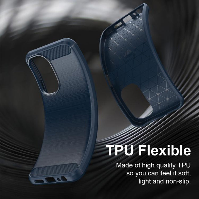 Caja de teléfono TPU de fibra de carbono con textura cepillada, For Redmi A7 Pro 171mm / Poco C85x 5G, For Redmi R70m 5G, For Redmi R70 5G, For Redmi 15a 5G, For Redmi Turbo 5 Max / Poco X8 Pro Max, For Redmi Turbo 5 5G / Poco X8 Pro 5G                ...